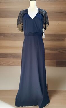 KAY UNGER Navy Blue Size 12 Kay UngerStyle: K150104Color: 792 GOWN